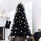 Artificial Pampas Christmas Tree, Deluxe Unlit Holiday Décor with Metal Base, Easy Assembly for Holiday or Home decor